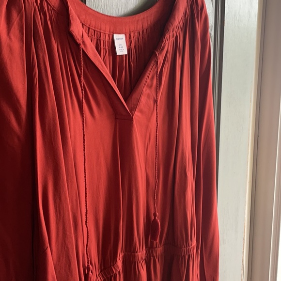 Beautiful rust orange dress - Picture 2 of 5